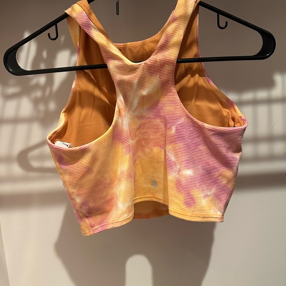 Tie dye Athleta high neck crop top - Picture 4 of 4